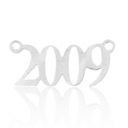 Anh&auml;nger aus Stainless Steel - Rostfreiem Stahl Zwischenst&uuml;ck Jahr 2009 Silber