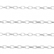 Zubehör aus Stainless Steel - Rostfreiem Stahl Gliederkette Venezianer Silber