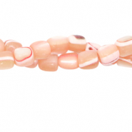 Perle Muschel Tube Rose peach