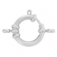 Zubeh&ouml;r aus Stainless Steel - Rostfreiem Stahl Rettungsring Verschluss 18mm mit &Ouml;sen Silber
