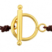 Zubeh&ouml;r aus Stainless Steel - Rostfreiem Stahl Kapitelverschluss 14mm Gold