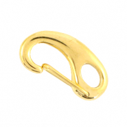 Zubeh&ouml;r aus Stainless Steel - Rostfreiem Stahl Karabinerverschluss 16mm Gold
