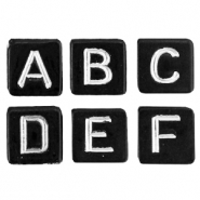 Acryl Buchstaben Mix Schwarz-weiss