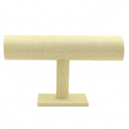 Schmuck Display Leinen für Armbänder Braun