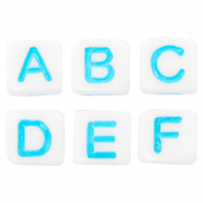 Acryl Buchstaben Mix White-blue