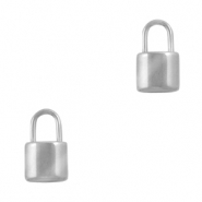 Anhänger aus Stainless Steel - Rostfreiem Stahl Verschluss Silber