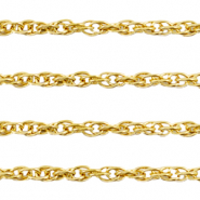Zubehör aus Stainless Steel - Rostfreiem Stahl Gliederkette Gold