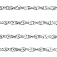 Zubehör aus Stainless Steel - Rostfreiem Stahl Gliederkette Silber