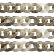 Acryl-Glieder 19mm Grey