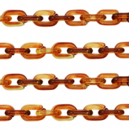 Acryl-Glieder 15mm Topaz brown