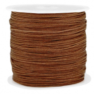 Band Macram&eacute; 0.8mm Pecan brown