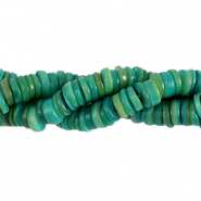 Perle Muschel Disc 7mm Dark eden green