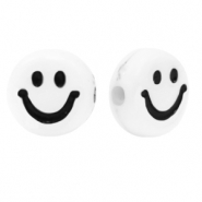 Acryl Buchstaben Smiley White-black