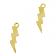 Anhänger aus Stainless Steel - Rostfreiem Stahl Lightning Gold