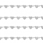 Zubehör aus Stainless Steel - Rostfreiem Stahl Heart Silber