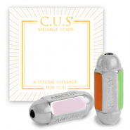 C.U.S® Message Beads "amour" Silber (Nickelfrei)