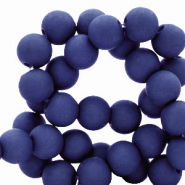 6 mm Perlen aus Acryl Dark royal blue