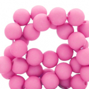 6 mm Perlen aus Acryl Hot pink