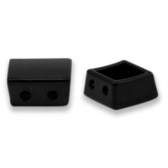 Tile bead Viereck Black
