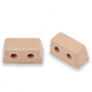 Tile bead Rechteck Dusty rose