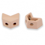 Tile bead Pfeil Dusty rose