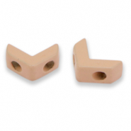 Tile bead Pfeil Dusty rose