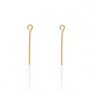 Zubeh&ouml;r aus Stainless Steel - Rostfreiem Stahl Kettelstifte 30mm Gold