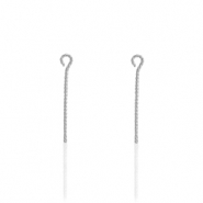 Zubeh&ouml;r aus Stainless Steel - Rostfreiem Stahl Kettelstifte 30mm Silber