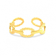 Stainless Steel - Rostfrei Stahl Ringe Gold