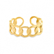 Stainless Steel - Rostfrei Stahl Ringe Gold