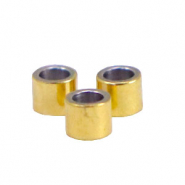 Perlen aus Stainless Steel - Rostfreiem Stahl Tube 2.5mm Gold