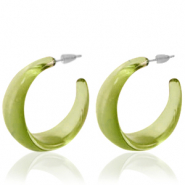 Musthave Ohrringe Creolen Olive green