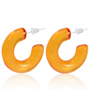 Musthave Ohrringe Creolen Orange