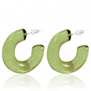 Musthave Ohrringe Creolen Olive green