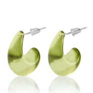 Musthave Ohrringe Creolen Olive green