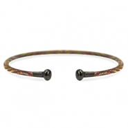 C.U.S&reg; Armreif Brown-silver anthracite