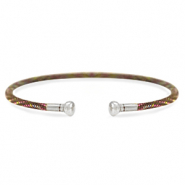 C.U.S&reg; Armreif Brown-silver