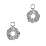 Anhänger aus Stainless Steel - Rostfreiem Stahl 8mm Silber