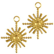 Anhänger aus Stainless Steel - Rostfreiem Stahl Star Gold
