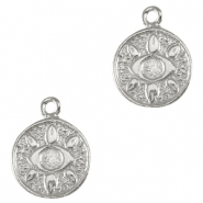 Anh&auml;nger Metall DQ eye Antik silber (Nickelfrei)