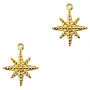 Anhänger aus Stainless Steel - Rostfreiem Stahl star Gold