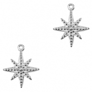 Anhänger aus Stainless Steel - Rostfreiem Stahl star Silver