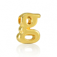 Perle Buchstabe Metall DQ G Gold (Nickelfrei)