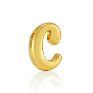 Perle Buchstabe Metall DQ C Gold (Nickelfrei)