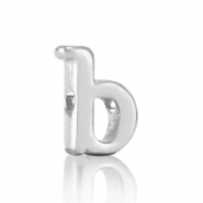Perle Buchstabe Metall DQ B Antik silber (Nickelfrei)