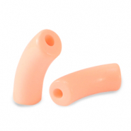 Perlen aus Acryl Tube Salmon pink