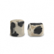 Disc Natursteinperlen Dalmatiner Jaspis 2x2mm Greige