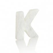 Anh&auml;nger Muschel S&uuml;&szlig;wasserperlmutt Buchstaben K White (Naturliche Farbe Muschel)