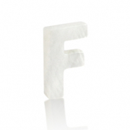 Anh&auml;nger Muschel S&uuml;&szlig;wasserperlmutt Buchstaben F White (Naturliche Farbe Muschel)