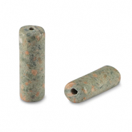 Perlen Naturstein Natursteinmischung Tubes Grey